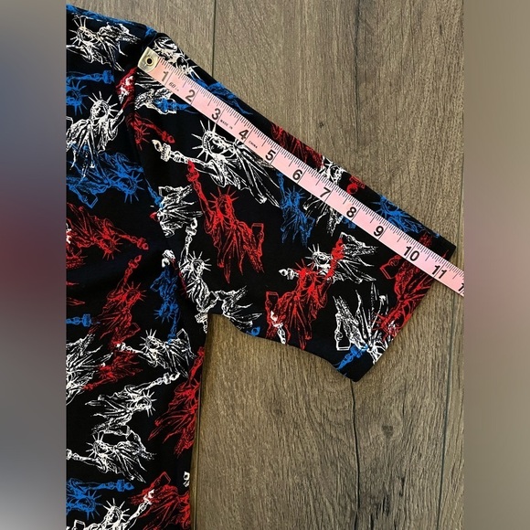 LuLaRoe Patriotic Julia Dress Size Large - Picture 9 of 9